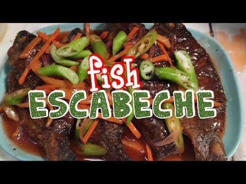 Escabeche Panlasang Pinoy(Tilapia Escabeche)How to cook Filipino Escabeche(Fish Escabeche 2019)