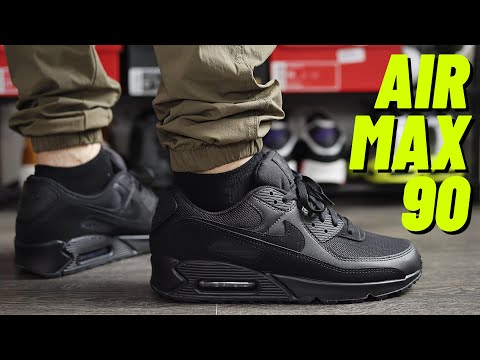 air max 90 leather black