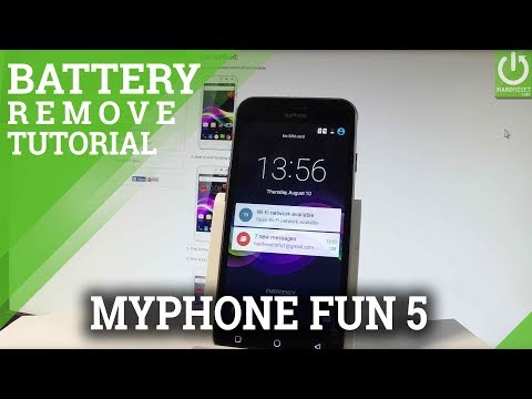 How to Remove Battery in myPhone Fun 5 - Repair Stuck Android
