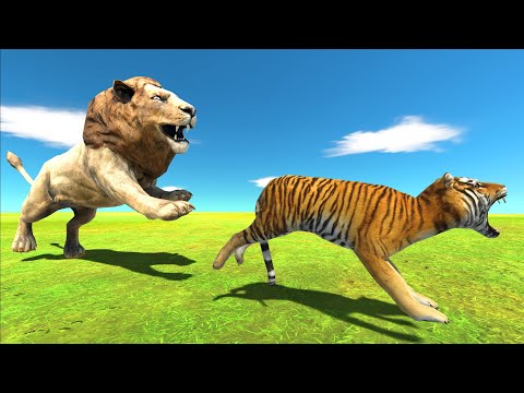 ( Tiger Challenge ) Lion and Kissy Missy - Animal Revolt Battle Simulator