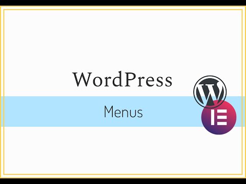 WordPress 14 Créer ses menus