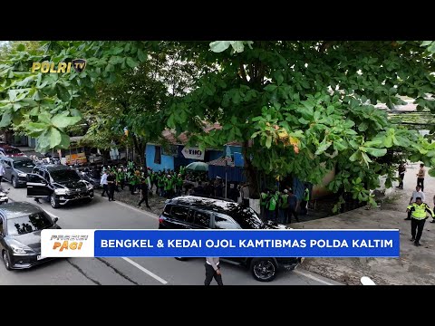 KAPOLDA KALTIM RESMIKAN BENGKEL DAN KEDAI OJOL KAMTIBMAS PERKUAT KEMITRAAN