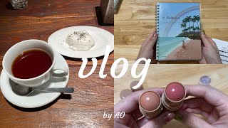【vlog】たくさんある趣味を楽しむ社会人の休日🍃Qoo10購入品,おうち時間,自炊記録,ロルバーンカスタム,マステ帳etc