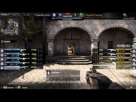 ESL One Cologne 2015 CS:GO | Group B.1 First Stage | Team EnVyUs vs Flipsid3 Tactics