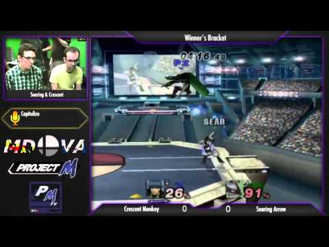 Project M @ Xanadu Jan. 21 - Crescent Monkey (Marth) vs. Searing Arrow (Lucario)