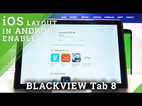How to Install iOS Launcher on BLACKVIEW Tab 8 – Apple Layout