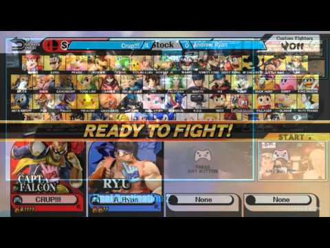 FD2 Smash 4: Crup (Falcon) vs Andrew Ryan (Ryu) Losers Quarters