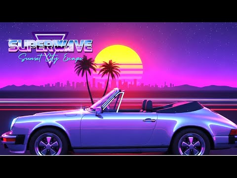 Sunset City Escape 1985 // Synthwave mix Retrowave Chillsynth  Outrun [SUPERWAVE]