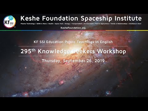 295th Knowledge Seekers Workshop Sept 26 2019