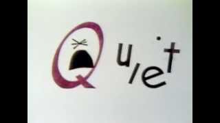 Classic Sesame Street animation - Q... QUIET!