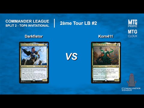 Magic Duel Commander League TOP8 Invitational - Kinnan vs Emmara - 2ème Tour Loser Bracket #2