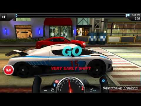 CSR Racing Koenigsegg Agera R BEST SHIFT PATERN 7.7xx [ NO MECH ]