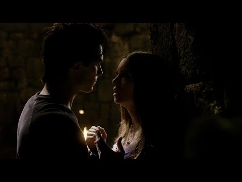 TVD 2x10 - Damon takes Elena home, Stefan is trapped in the tomb with Katherine | Delena Scenes HD