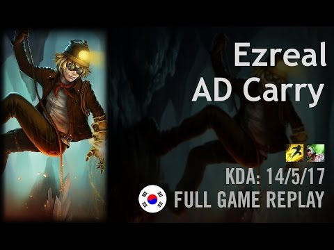 Ezreal AD Carry vs Miss Fortune - Deft - KR Challenger Path 5.24
