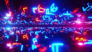 Neon Cube Wave | Futuristic Abstract Loop