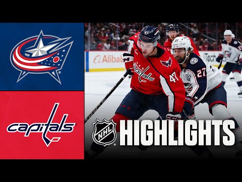 NHL Highlights | Blue Jackets vs. Capitals | November 24, 2025