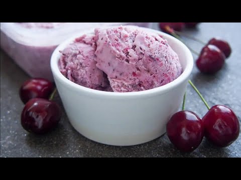 3-ingredients cherry ice cream recipe