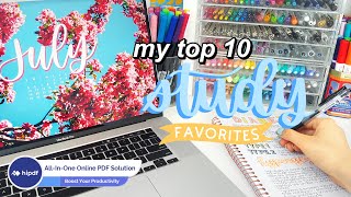 My Study Favorites 🤩