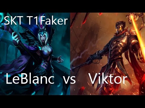 SKT T1 Faker :: LeBlanc vs Viktor - Mid - Season 5