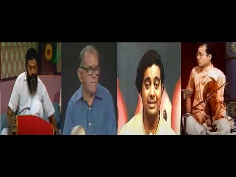 Madurai TN Seshagopalan-VV Subrahmanyam-Karaikudi R Mani-V Nagarajan @ TBS, Madras concert (1980s)