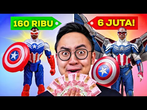 GUE BELI MAINAN CAPTAIN AMERICA DARI YANG TERMURAH SAMPAI TERMAHAL!
