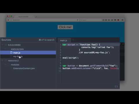 Firefox Developer Tools Debugging Eval Sources