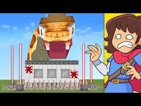 Mutant Snake vs Security House in Minecraft