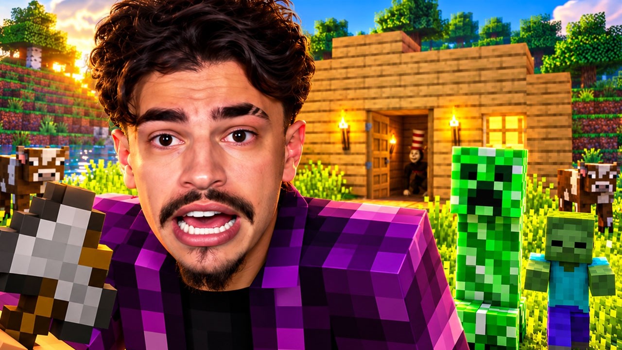 SOBREVIVER NESSE MUNDO DO MINECRAFT PODE SER MAIS DIFÍCIL DO QUE PARECE