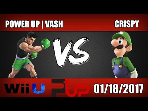 PowerUp | Vash (Little Mac) vs Crispy (Luigi) - Wii U Winners Round 3 - SOS
