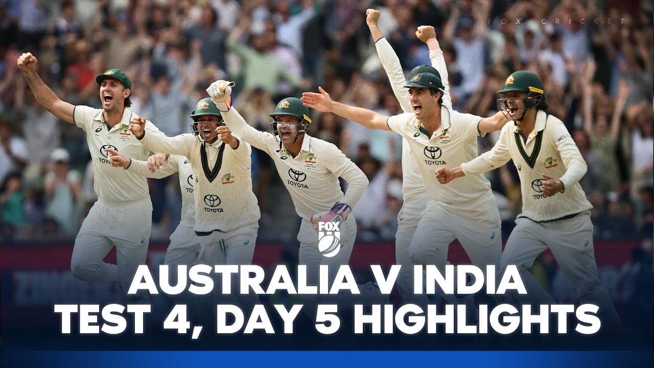 Australia v India - Fourth Test, Day 5 Highlights I 30/12/24 I Fox Cricket