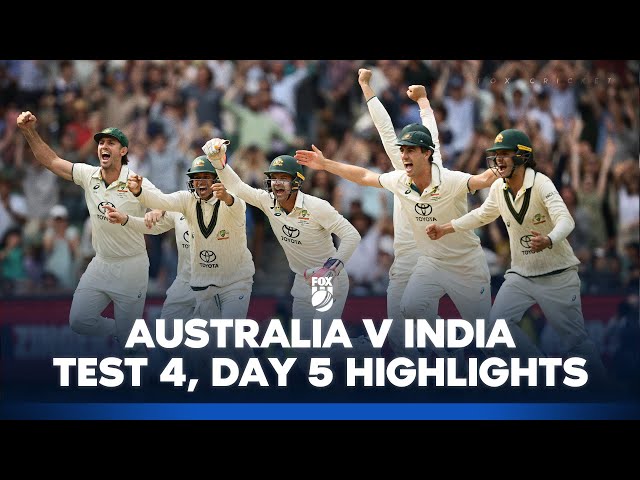 Australia v India – Fourth Test, Day 5 Highlights I 30/12/24 I Fox Cricket Australia v India – Fourth Test, Day 5 Highlights I 30/12/24 I Fox Cricket