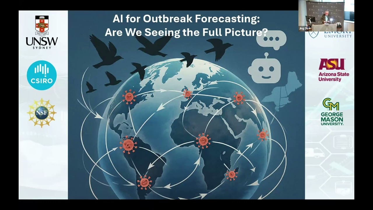 Peter MacKenzie in Welcome to Country at the 'AI FOR OUTBREAK FORECASTING' Symposium.