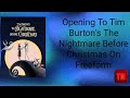 Opening To Tim Burton S The Nightmare Before Christmas On Freeform
