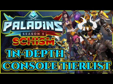 Paladins Season 5 Schism In Depth Console Tierlist