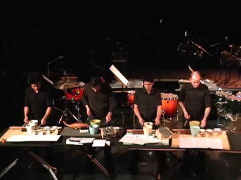 The so-called laws of nature, Part III. Ear Massage Percussion Quartet