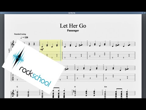Let Her Go Rockschool Grade 2 Acoustic Guitar