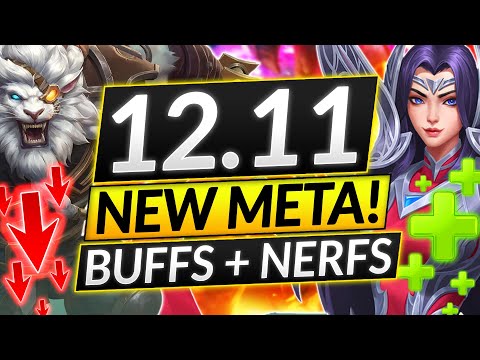 NEW PATCH 12.11 DIVE META  - CRAZY Champs and Items NERFS and BUFFS - Lol Guide