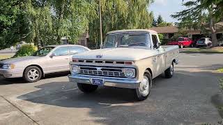 1966 Ford F-250 Custom Camper Special Driving Part 1