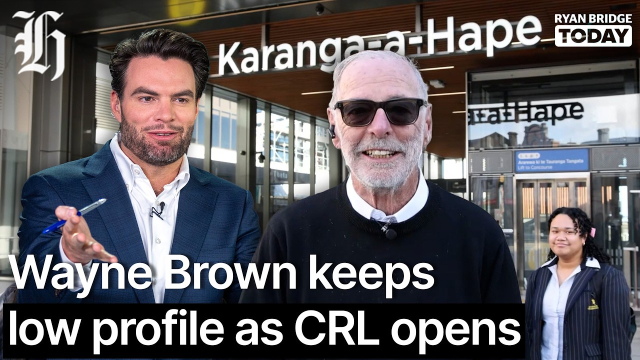 'Only lunatics talk to people' - Wayne Brown keeps low profile as CRL opens | Ryan Bridge TODAY