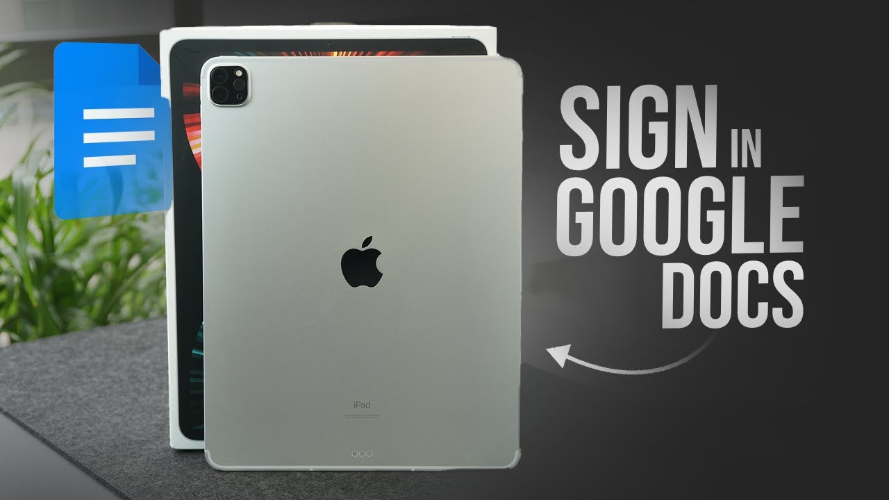 How to Sign a Document with an iPad though Google Docs (tutorial)