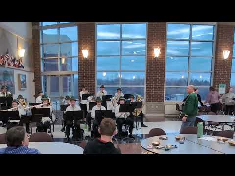 KHS Band for Mr. Gall's Retirement Party - playing polka songs! (April 2025)