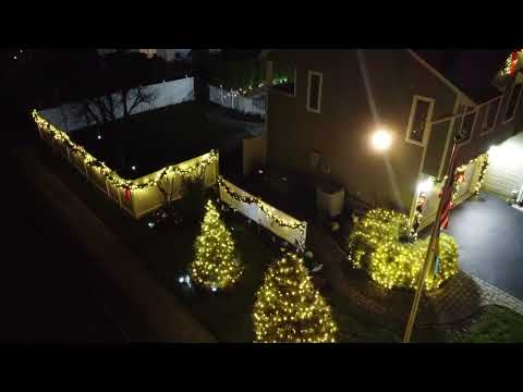 Front Yard Holiday Lights in Matawan, NJ