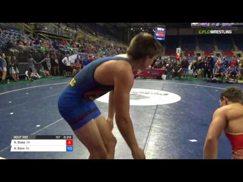 Junior GR 160 Round of 64 - Noah Blake (CA) vs. Nathan Baca (CO)