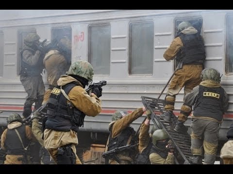 Ticket Please! Russian FSB Special Forces Storm Train During Raid Training
