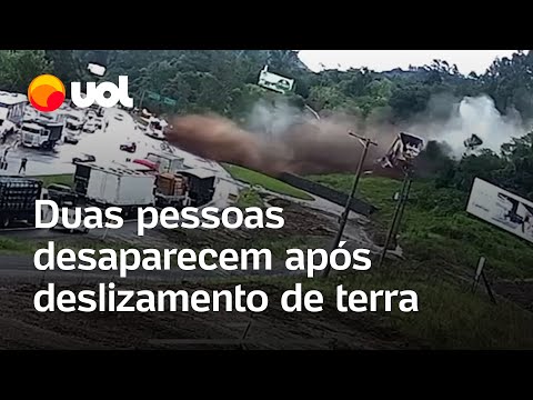 Vídeo flagra deslizamento de terra em São Vendelino; duas pessoas estão desaparecidas