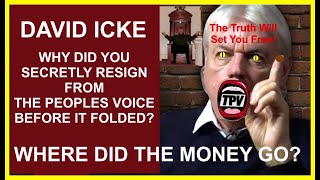 David Icke has Resigned as Director of The People's Voice (Confirmed by Companies House, London)