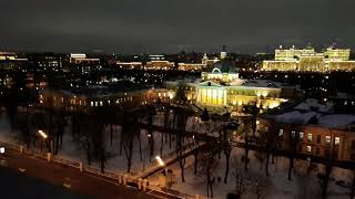 Moscow night (ночная Москва с крыши дома) фото