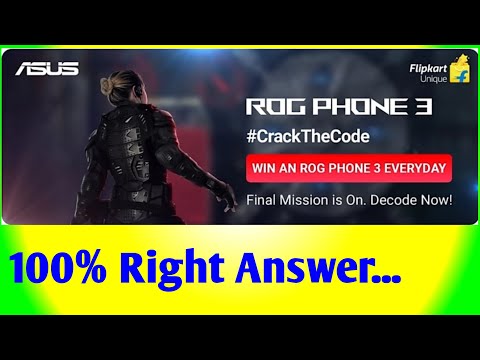 ASUS ROG PHONE 3 Code cracked,100% right answer.CREATIVE TECH TEACHER