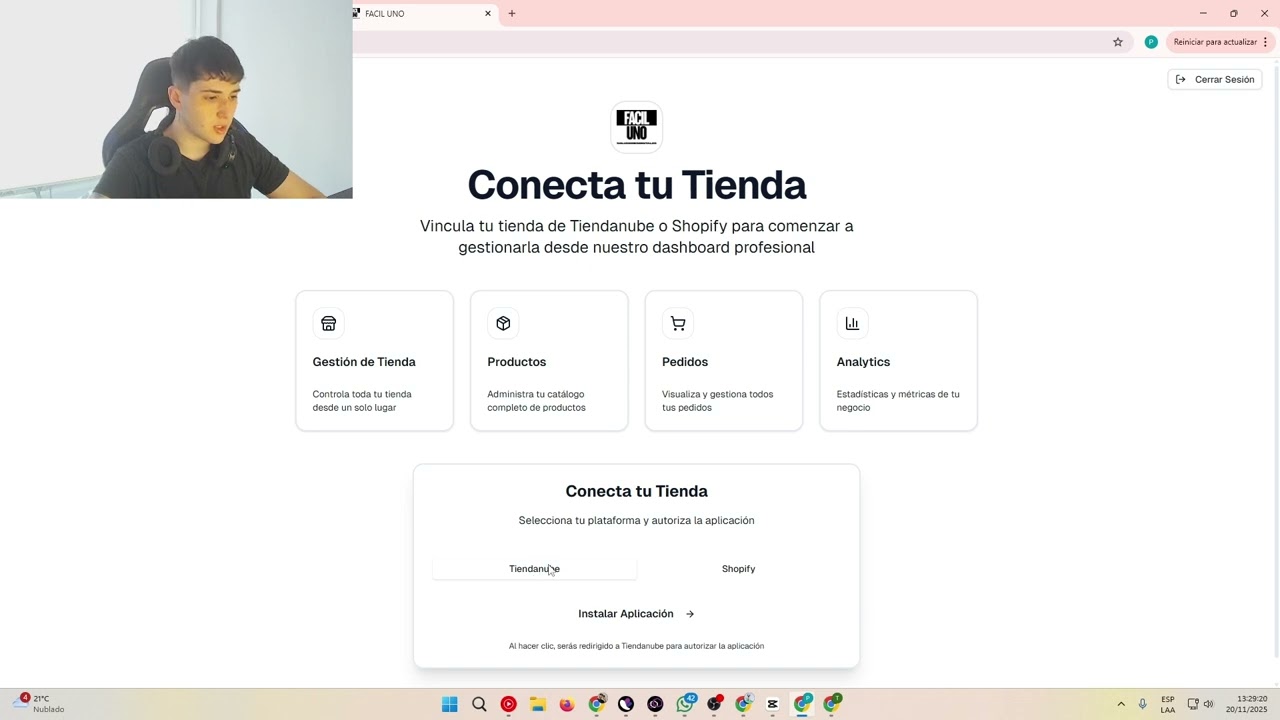 Cómo instalar Fácil Uno en Tiendanube