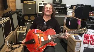 Video thumbnail for Eastman AR380ce-HB John Pisano Archtop Demo by Huber Breese